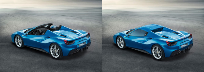 Ferrari 488 Spider será apresentada oficialmente no Salão de Frankfurt 2