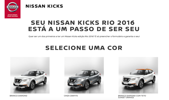 Nissan inicia pré-venda do Kicks Rio 2016; versão de lançamento custa a partir de R$ 89 mil 1