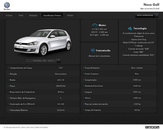 Novo Golf VII cada vez mais perto do Brasil; Volkswagen deixa escapar detalhes do novo modelo 3