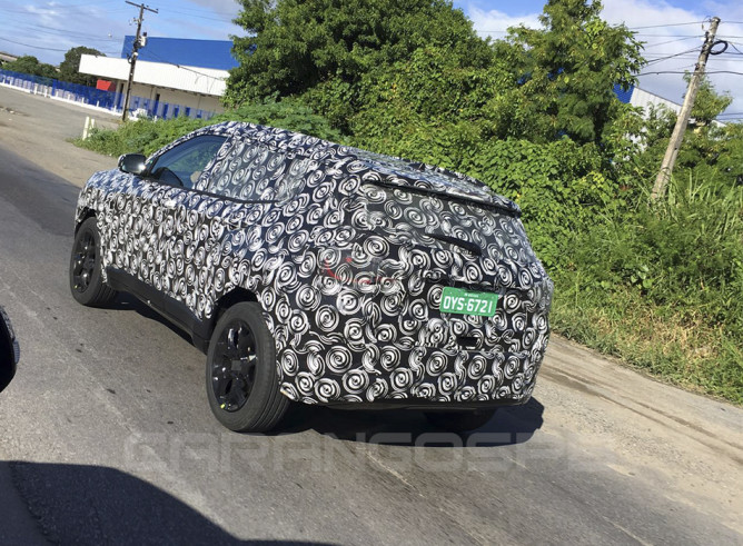 Novo Jeep nacional é flagrado em Pernambuco