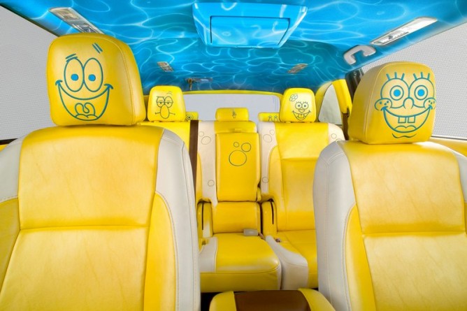 Toyota faz parceria com a Nickelodeon e cria Highlander Bob Esponja 1